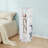 3-tier 38.19"H X 15.75"W / 4-tier 50"H X 15.75"W Corner Rotating Bookcase-1134628989-1134628987