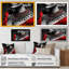 «Neric Portrait Of A Red Ruby Glamourous Lady», reproduction sur toile-87347400-87347399