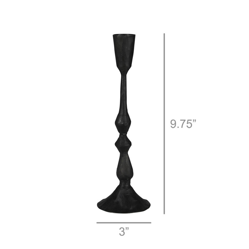 9.75'' H Metal Tabletop Candlestick