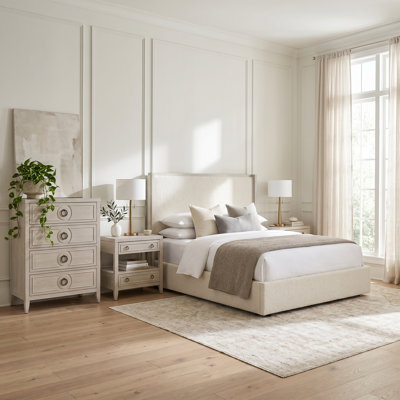 Ensemble de chambre avec grand lit 4 pièces Avaline