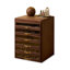 Armoire à bijoux rectangulaire en bois manufacturé