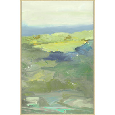 Across the Hills Triptych 3 - reproduction encadrée sur toile
