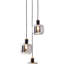 Glenda 3 - Light Black Teardrop Pendant