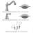 2-handle Bathroom Faucet with Drain Assembly-50085663