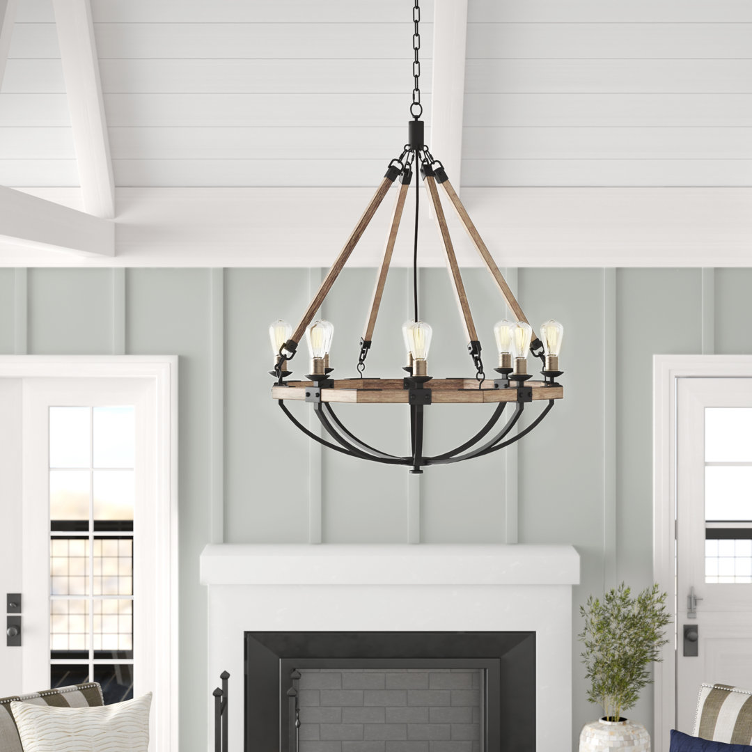 Leisure City 8 - Light Dimmable Empire Chandelier Beachcrest Home™