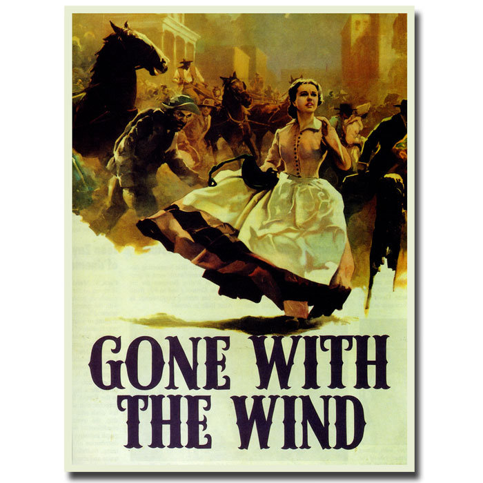 " Gone with the Wind " Print, 19" H x 14" W x 2" D
