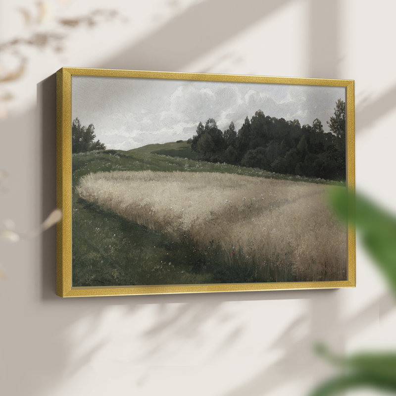 Paysages rétro-CDLXV - reproduction encadrée, H 16 po x l 20 po
