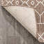 Tapis brun / taupe intérieur / extérieur Marshanna Nord Trellis-60394701