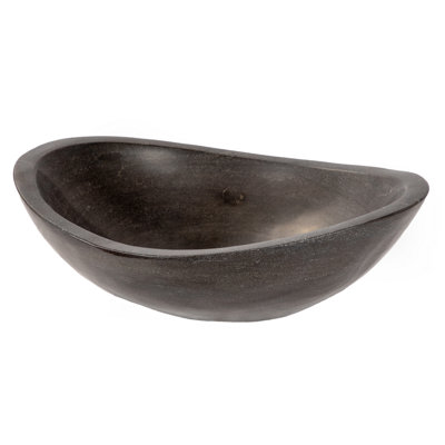 Eden Bath 14'' Stone Oval Bathroom Sink