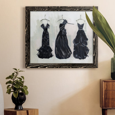 Noir et bling II - peinture encadrée