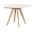 Perpetual Outdoor Round Teak Dining Table-1999158652