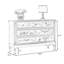 Armoire d'appoint de rangement en bois massif à 7 tiroirs en noyer foncé foncé-739164393