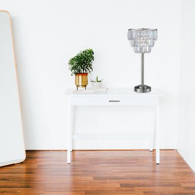 LAMPE DE TABLE CONTEMPORAINE À CRISTAUX 27,5 "H (1PC / CTN)