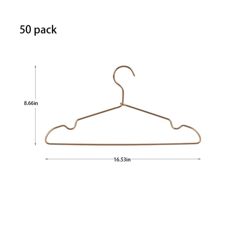 Seamless Aluminum Alloy Clothes Hanger, 50