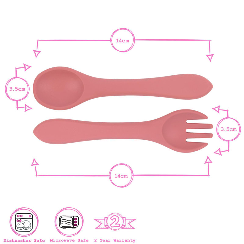 Dinnerware Set 4 Piece, Pink