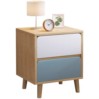 Caillo 46cm W Manufactured Wood Bedside Table