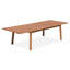 Ilysa Rectangular Eucalyptus Outdoor Dining Table With Umbrella Hole , 300cm cm W 110cm cm D