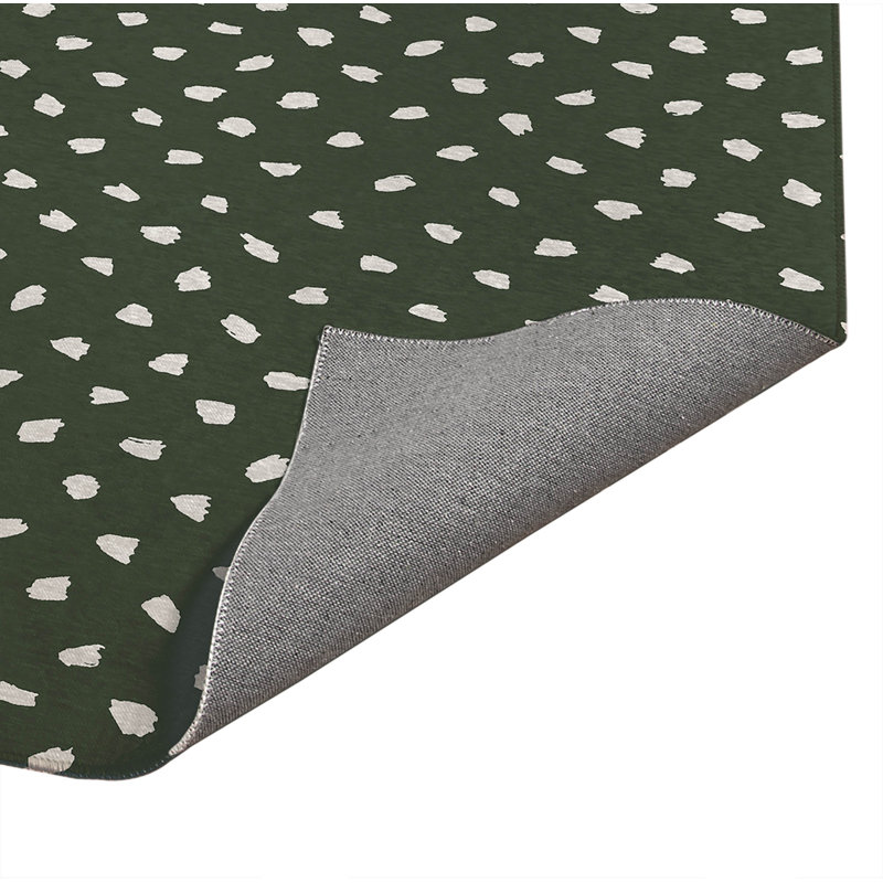 Splat Point Non-Slip Outdoor Rug, Rectangle 4' x 6'