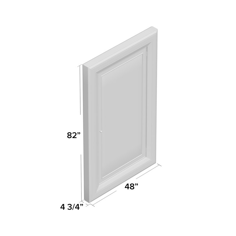 Melange Flat Beveled Mirror
