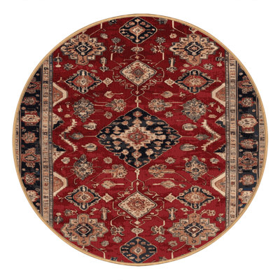 Machine Washable Persian Brown Area Rug