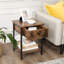 Nedra 40cm W Manufactured Wood Bedside Table-258794897