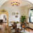 2-Light Dimmable Halogen Flush Mount