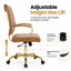 Fauteuil de bureau pivotant en cuir Naudain-132200685-58177231