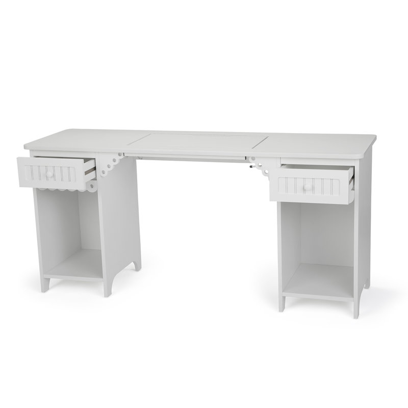 Table à couture Olivia, Blanc frais