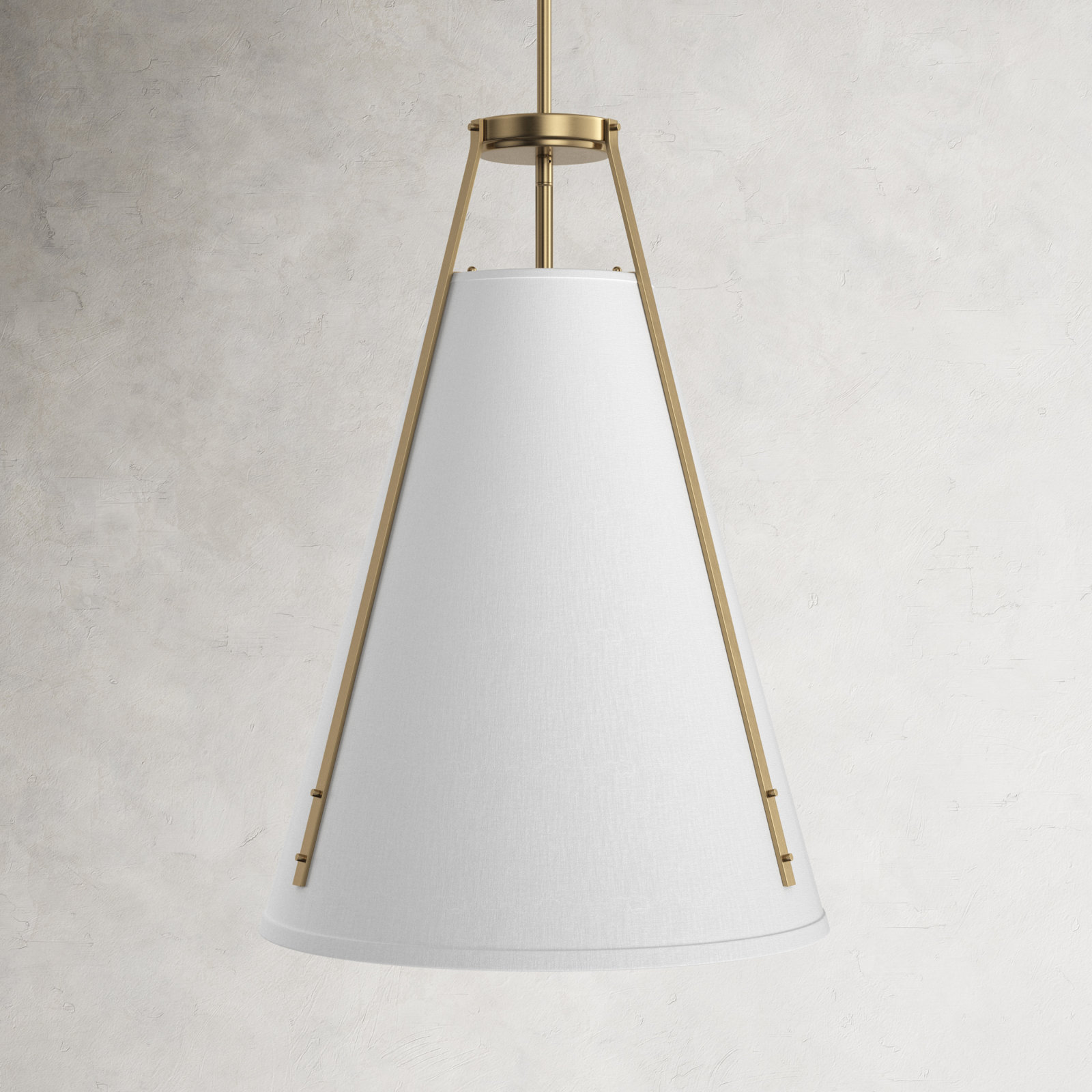 Gretel Dimmable 4 - Light Pendant, Warm Brass