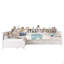 Lit simple pour 2 personnes, structure en L pour lit simple avec rangement à 3 tiroirs-1277069120