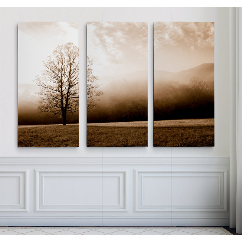 " Meadow Solace " 3 - Pieces, 32" H x 48" W x 1.5" D