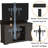 TV Lift Cabinet, Hidden Motorized Television Lift Cabinet for 55-65" TVs with Storage and Remote Control, Modern Walnut