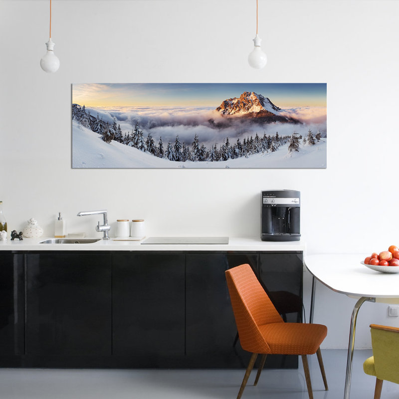 «Golden Peak», impression sur toile, H 12 po x l 36 po x P 1,5 po, Toile tendue
