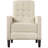 Adysyn Button Tufted Upholstered Manual Push-Back Recliner-1095547215