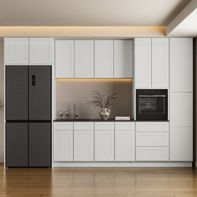 Kitchen Pantry Cabinet with Adjustable Shelves by HOMEIBRO