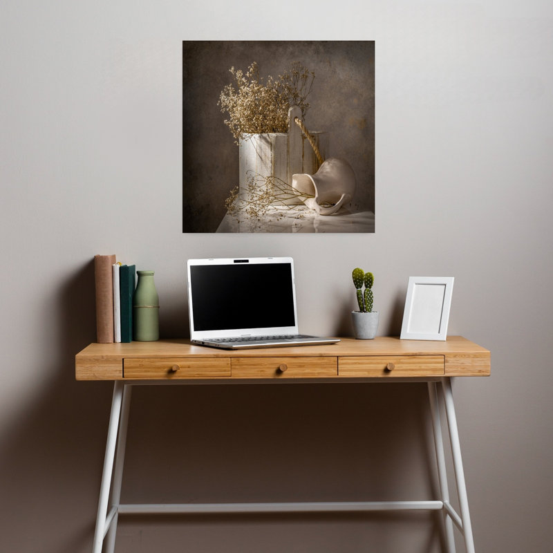 Rustic Dried Floral Still Life by Margareth Perfoncio - Wrapped Canvas Print, 46  cm H x 46  cm W