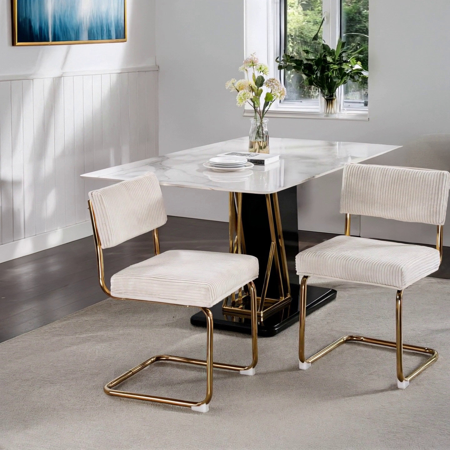 Mercer41 Modern Dining Chairs With Fabric - Wayfair Canada