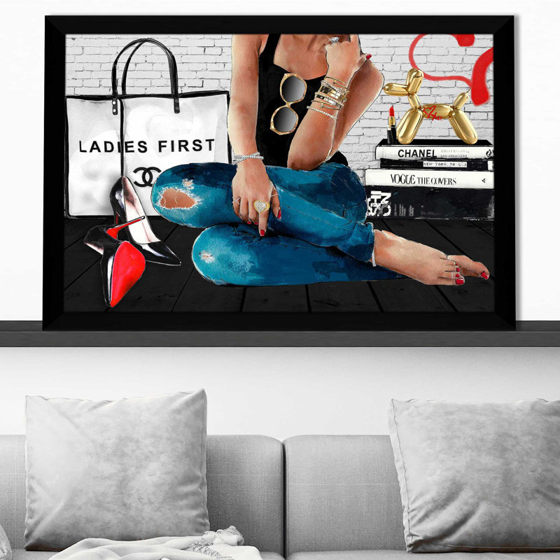 West Hollywood (Horizontal) par Jodi - impression, Cadre noir, H 21,5 po x l 27,5 po x P 0,75 po