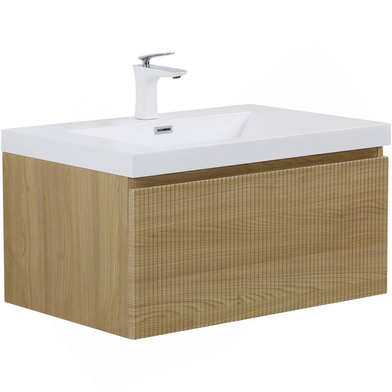 Ensemble de meuble-lavabo mural 30 po avec lavabo flottant 30 po, 30"