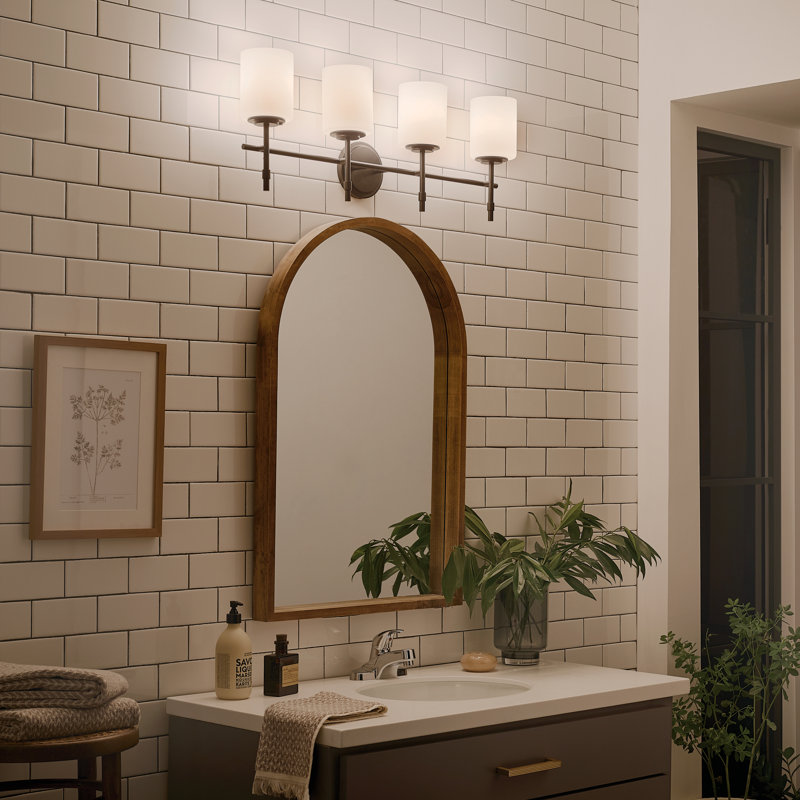 Luminaire de salle de bain, Noir, 4