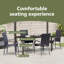 Garden Dining Set 5 Pcs PE Rattan-1226551890