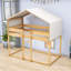 Lit superposé simple en bois avec tente de jeu-1471940211