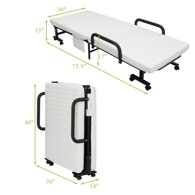 Ainsley 17" Steel Folding Bed