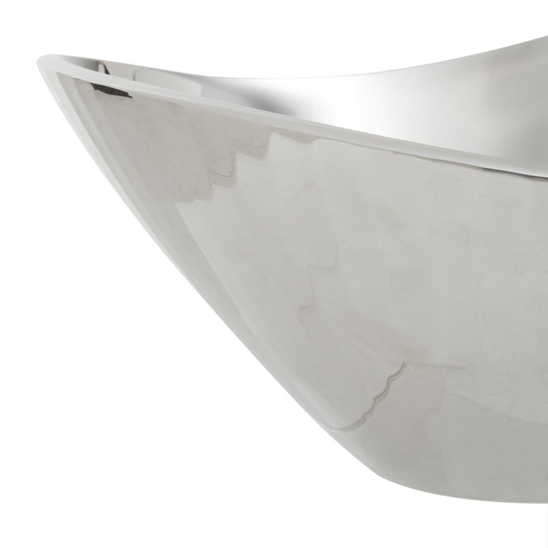 Ashraff Metal Decorative Bowl 1, Silver