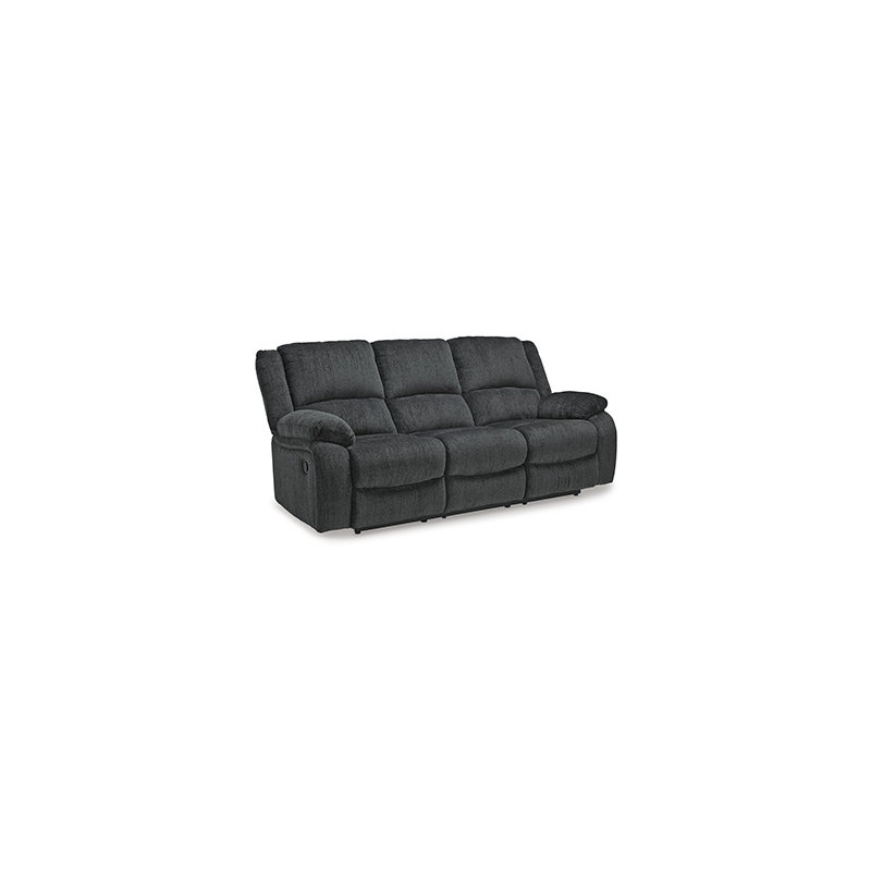 Sonya Reclining Sofa, Dark Gray