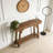 Farmhouse 2-Tier Sofa Table Entryway Table with Storage Shelf