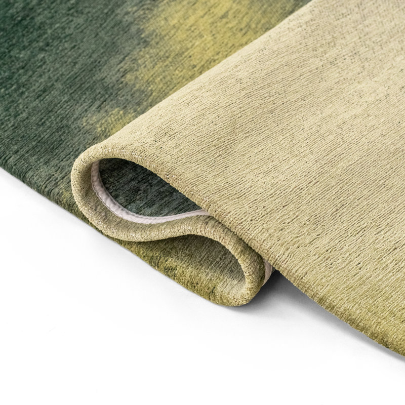 Jacquard Green Indoor / Outdoor Rug, Green, Rectangle 170 x 235 cm