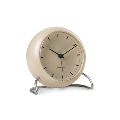 City Hall Analog Electric Tabletop Clock with Alarm