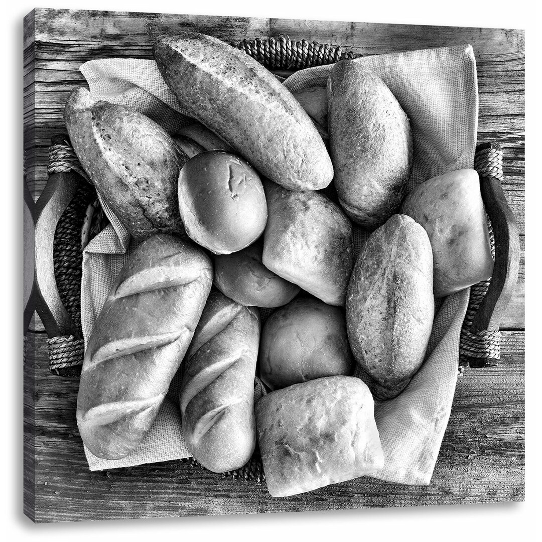 Leinwandbild Brötchen Brot Frühstück Weizen Bäcker