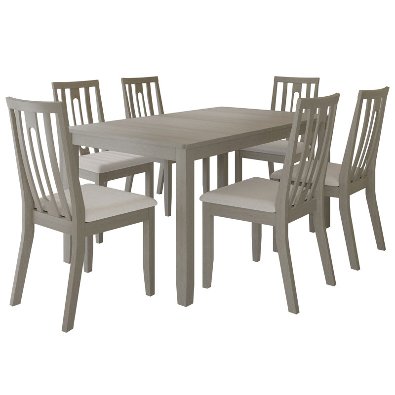 Ensemble repas 6 personnes Ocossio, Blanc